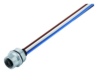 Automation Technology - Sensors and Actuators--Female panel mount connector_763_4_FD_Li_AWG16