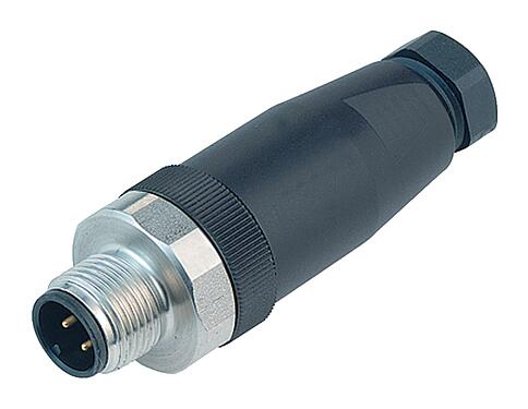 Illustration 99 0429 82 04 - M12 Male cable connector, Contacts: 4, 4.0-6.0 mm, unshielded, screw clamp, IP67, UL