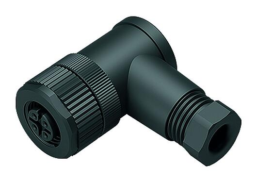 Illustration 99 0430 69 04 - M12 Female angled connector, Contacts: 4, 6.0-8.0 mm, unshielded, screw clamp, IP67, UL, PG 9