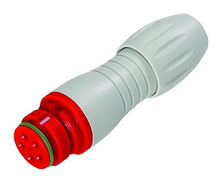 Ilustración 99 9114 450 05 - Snap-In Conector de cable hembra, Número de contactos: 5, 4,0-6,0 mm, sin blindaje, soldadura, IP67