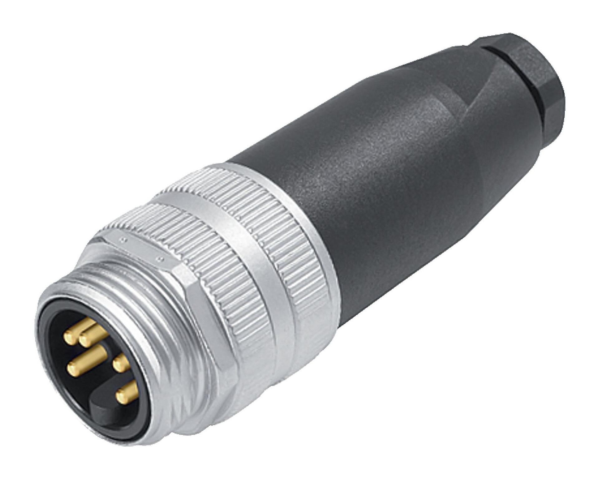77 1430 1429 50003-1000  binder 7/8 Connecting cable male cable connector  - female cable connector, Contacts: 2+PE, unshielded, moulded on the cable,  IP68, PUR, black, 3 x 1.50 mm², 10 m