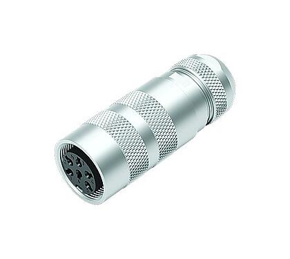 Illustration 99 5126 60 07 - M16 Connecteur femelle, Contacts: 7 (07-a), 4,1-7,8 mm, blindable, souder, IP68, UL, Version courte
