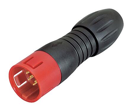 Illustration 99 9113 50 05 - Snap-In IP67 Male cable connector, Contacts: 5, 4.0-6.0 mm, unshielded, solder, IP67, VDE