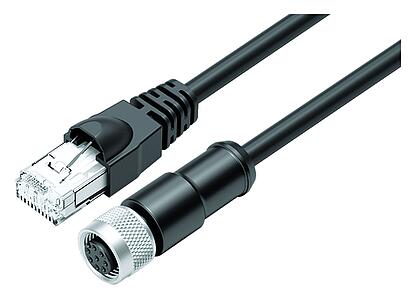 Automation Technology - Data Transmission--Connecting cable female cable connector - RJ45 connector_VL_RJ45_77-9753_KD-77-3530-64708_black
