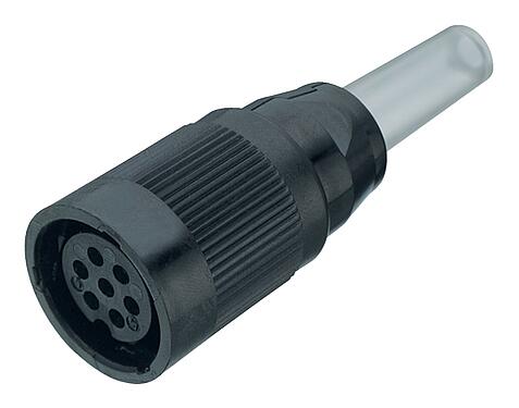 Ilustración 09 0060 00 05 - Bayoneta Conector de cable hembra, Número de contactos: 5, 5,0-8,0 mm, blindable, soldadura, IP40