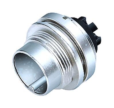 Illustration 09 0473 700 08 - M16 Male panel mount connector, Contacts: 8 (08-a), unshielded, crimping (Crimp contacts must be ordered separately), IP40