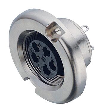 Illustration 09 0044 00 07 - M25 Female panel mount connector, Contacts: 7, shieldable, solder, IP40