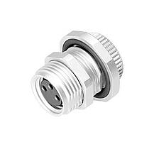 Automation Technology - Sensors and Actuators--Female panel mount connector_718_4_FD_LK_vv_3pol