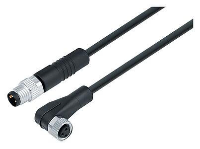 Automation Technology - Sensors and Actuators--Connecting cable male cable connector - female angled connector_765_0_11_DG_SK