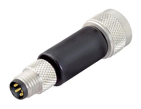 Illustration M12/M8 Adaptateur, Contacts: 4, non blindé, enfichable, IP67