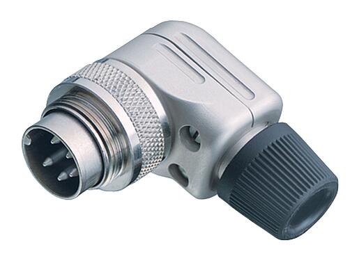 Illustration 99 0139 12 05 - M16 Male angled connector, Contacts: 5 (05-a), 6.0-8.0 mm, shieldable, solder, IP40