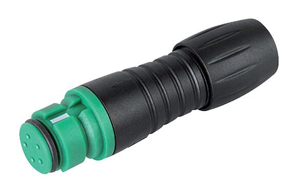 Illustration Snap-In Connecteur femelle, Contacts: 3, 3,5-5,0 mm, non blindé, souder, IP67, UL 2238