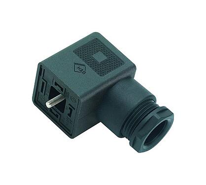 Illustration Female power connector, Contacts: 2+PE, 8.0-10.0 mm, unshielded, screw clamp, IP40 without seal, PG 11, Circuit P10