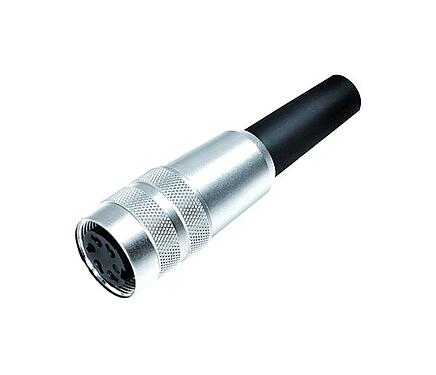 3D View 09 0322 00 06 - M16 Female cable connector, Contacts: 6 (06-a), 3.0-6.0 mm, unshielded, solder, IP40