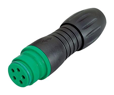 Illustration 99 9106 70 03 - Snap-In Female cable connector, Contacts: 3, 4.0-6.0 mm, unshielded, solder, IP67, UL, VDE