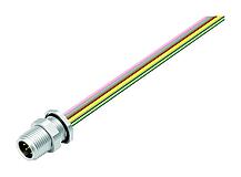 Automation Technology - Sensors and Actuators--Male panel mount connector_763_3_FS_vv_BG_Li_8p