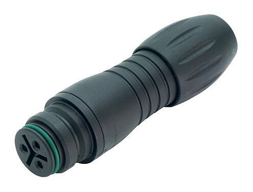 Illustration 99 9106 00 03 - Snap-In IP67 Female cable connector, Contacts: 3, 4.0-6.0 mm, unshielded, solder, IP67, VDE