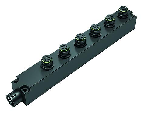 Illustration 72 9144 000 06 - Snap-In IP67 6-way distributor, Contacts: 5, unshielded, pluggable, IP67