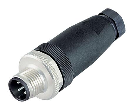 Vista en 3D 99 0429 14 04 - M12-A Conector de cable macho, Número de contactos: 4, 4,0-6,0 mm, sin blindaje, tornillo extraíble, IP67, UL