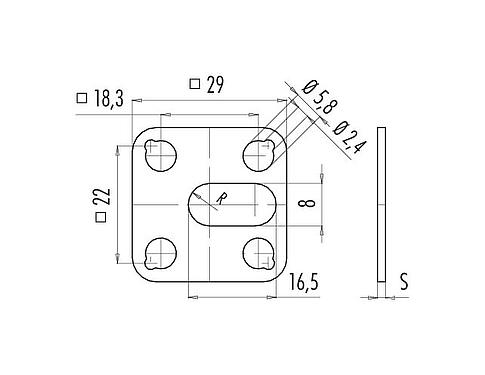 Scale drawing Seal