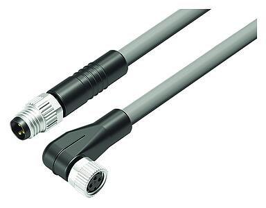 Automation Technology - Sensors and Actuators--Connecting cable male cable connector - female angled connector_VL_KS-77-3405_WD-77-3408_3pol