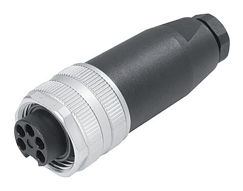 3D View 99 2444 12 05 - Female cable connector, Contacts: 4+PE, 6.0-8.0 mm, unshielded, screw clamp, IP67, UL, VDE