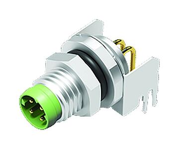 Automation Technology - Data Transmission--Male angled panel mount connector_818_3_FS-D_wi