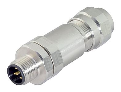 Automation Technology - Data Transmission-M12-D-Male cable connector_713_1_KS_V2A