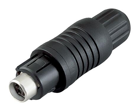 Vista en 3D 99 4930 00 08 - Push Pull Conector de cable hembra, Número de contactos: 8, 3,5-5,0 mm, blindable, soldadura, IP67