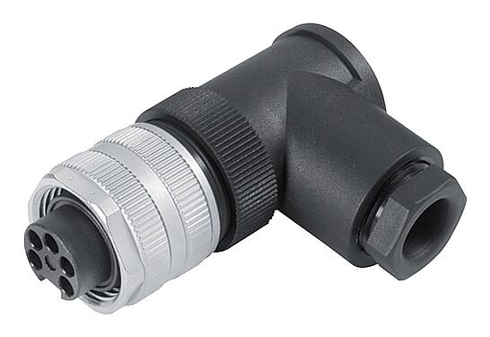 3D View 99 2444 72 05 - Female angled connector, Contacts: 4+PE, 10.0-12.0 mm, unshielded, screw clamp, IP67, UL, VDE