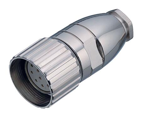 Illustration M23 Female cable connector, Contacts: 19, 6.0-10.0 mm, unshielded, solder, IP67