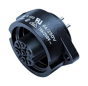 Power Connectors--Female panel mount connector_693_4_6L