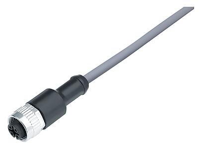 Automation Technology - Data Transmission--Female cable connector_763_2_KD_DG_SK_PVC