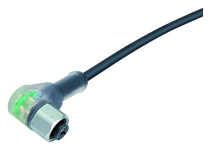 Tecnología de automatización - sensores y actuadores--Conector hembra en ángulo_763_2_WDVA_DG_SK_trans_PUR