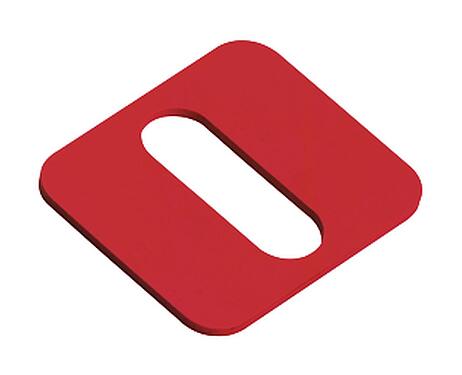 Illustration 16 8092 001 - Type A - Flat gasket, silicone red; Series 210