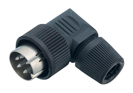 Illustration 99 0665 72 19 - Male angled connector, Contacts: 19, 6.0-8.0 mm, unshielded, solder, IP40