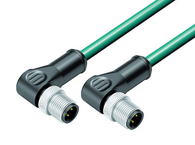 Automation Technology - Data Transmission--Connecting cable 2 male angled connector_VL_WS-77-4527_WS-77-4527-34704_blgr