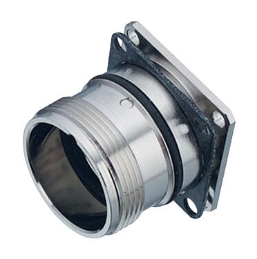 Illustration 99 4604 81 09 - M23 Female panel mount connector, Contacts: 9, unshielded, solder, IP67, back mounting