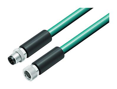 Technologie d’automatisation - transmission de données--Câble de raccordement connecteur mâle - connecteur femelle_VL_M8-D_818_KS-77-5429_KD-77-5430_blgr