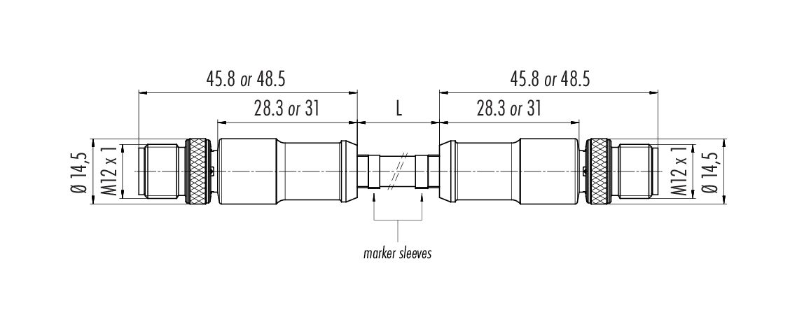 77 9753 4530 50704-0030  binder M12/RJ45 Connecting cable female cable  connector - RJ45 connector, Contacts: 4, shielded, molded/crimp, IP67, UL,  Profinet/Ethernet CAT5e, PUR, green, 4 x AWG 22, 0.3 m