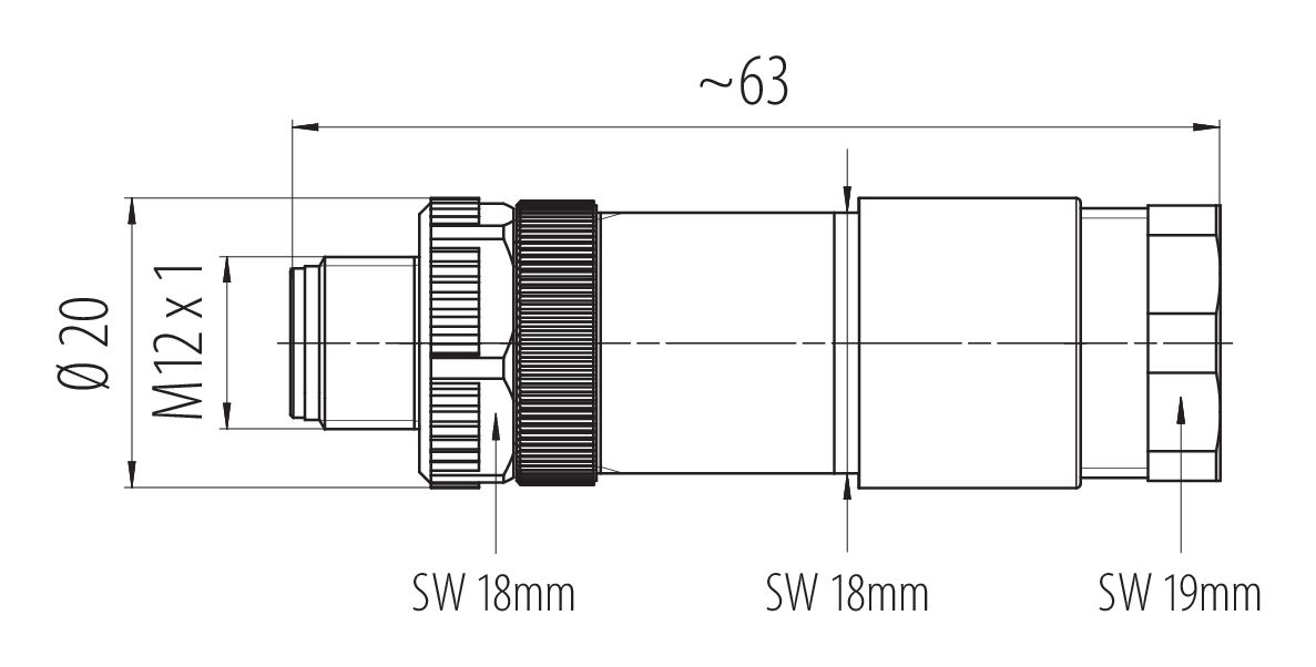 99 0429 142 04 | binder Automatisierungstechnik M12 Duo-Kabelstecker,  Contacts: 4, 2x cable Ø 2.1-3.0 mm or Ø 4.0-5.0 mm, unshielded, screw  clamp, IP67, UL - Franz Binder GmbH & Co. Elektrische Bauelemente KG