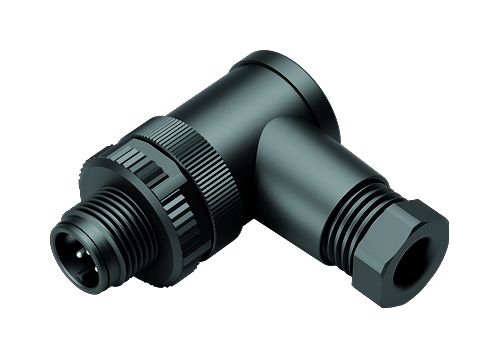 Illustration 99 0437 44 05 - M12 Male angled connector, Contacts: 5, 4.0-6.0 mm, unshielded, screw clamp, IP67, UL