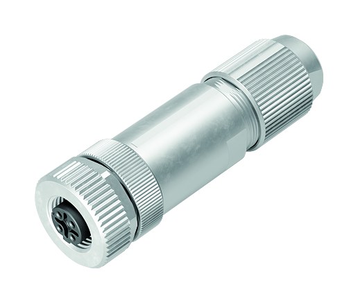 Automation Technology - Data Transmission--Female cable connector_825_2_KD_met_nDS_4pol