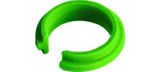 Illustration 62 1369 100 006 - Marking ring green similar RAL 6018, VPE 100, Material: POM