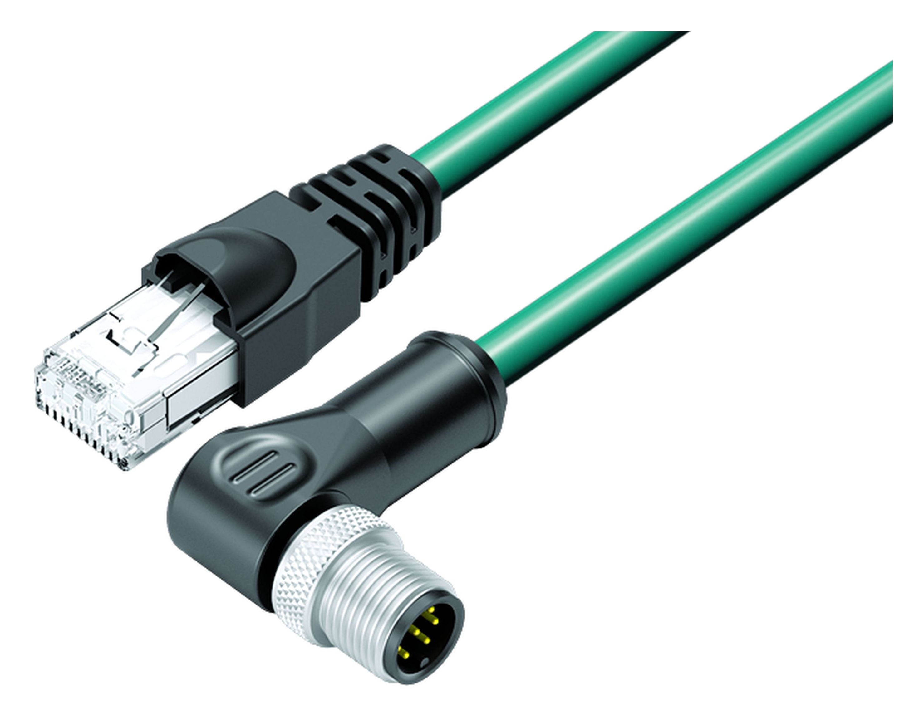 Automation Technology - Data Transmission--Connecting cable male angled connector - RJ45 connector_VL_RJ45_77-9753_WS-77-3527-34708_blgr